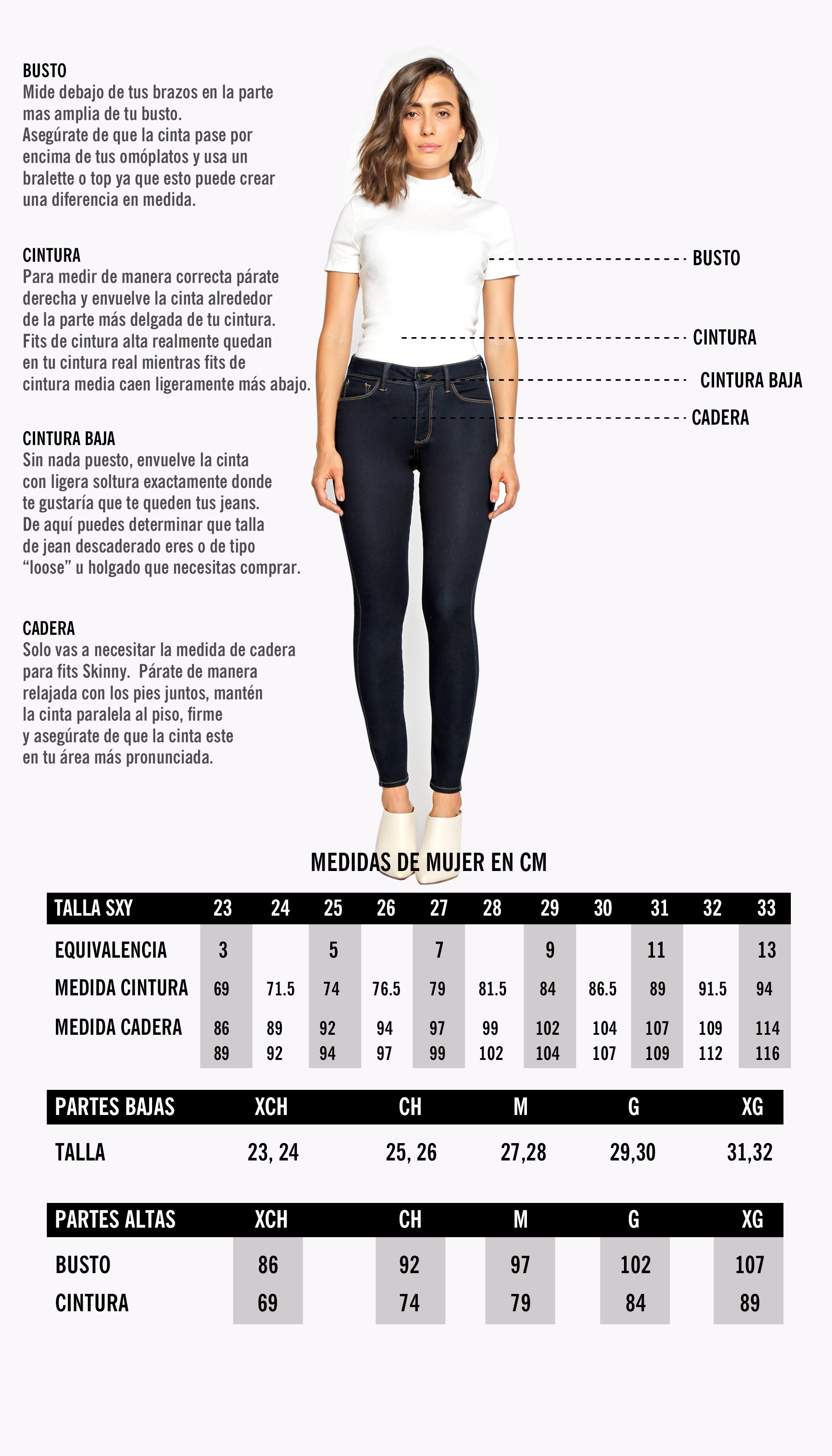 Noticias talla jeans innovación táctica Parecer