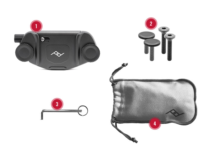 Peak Design Capture Camera v3 Svart + plate 