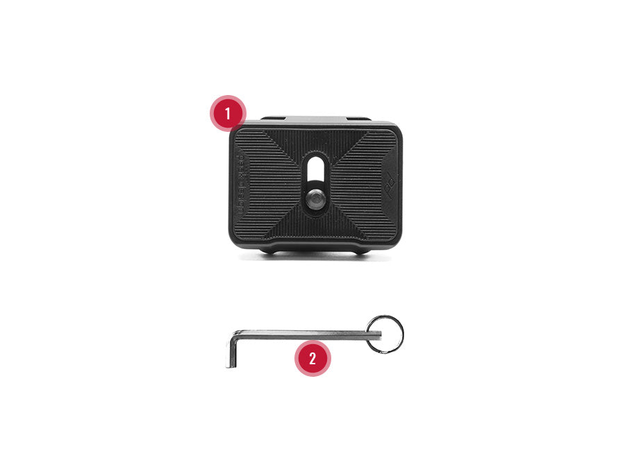 Dual Plate Manfrotto RC2 Plate | Peak Design Official Site