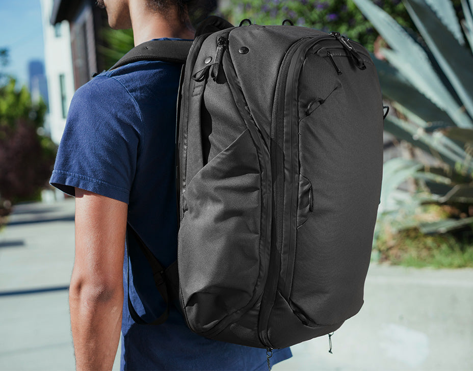 peak design travel backpack under seat