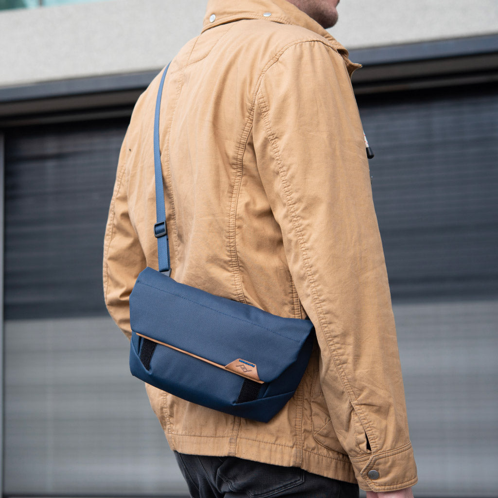 shoulder carry style for the midnight field pouch