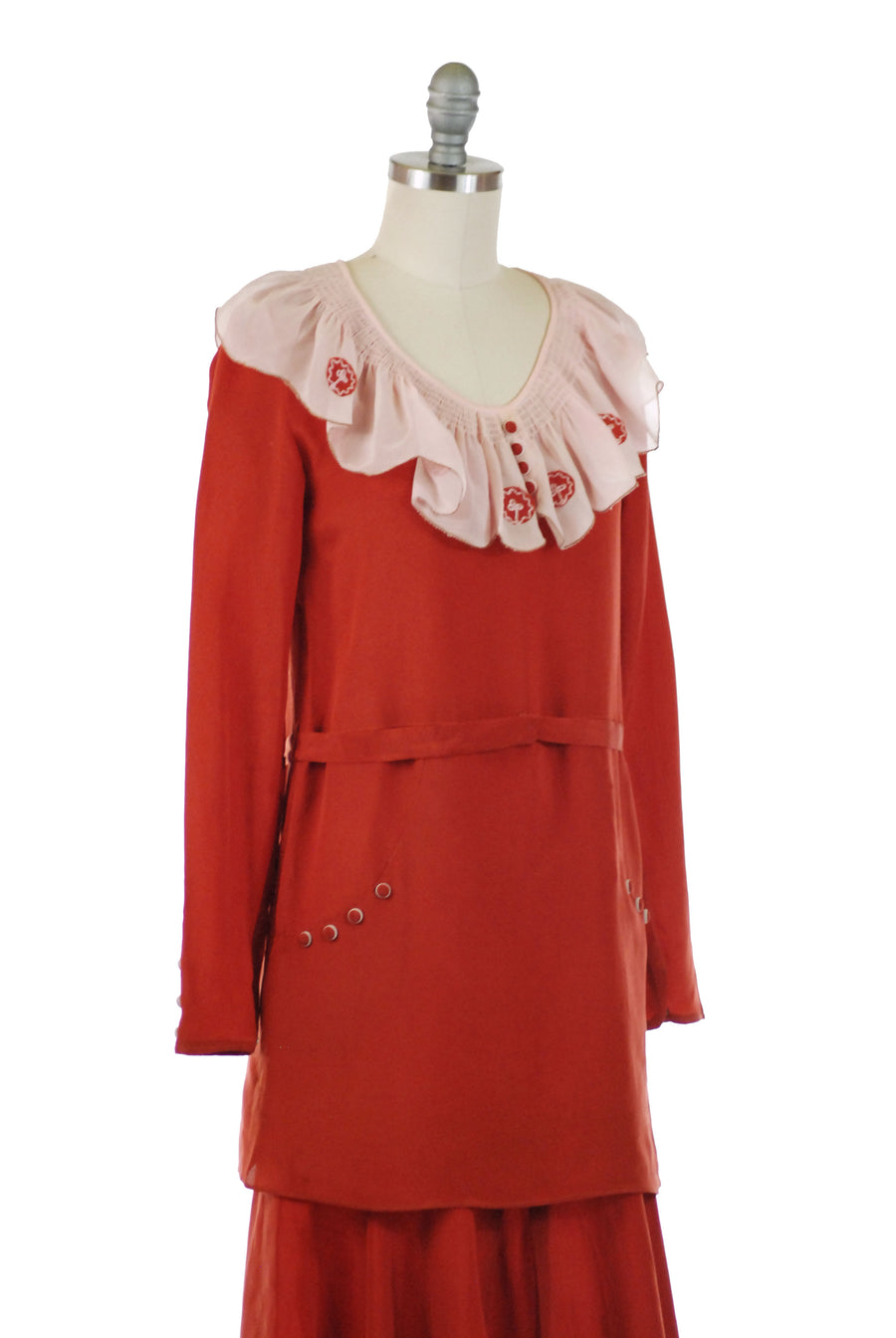 silk 1920s dress