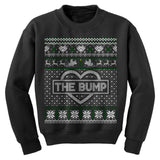 Christmas Maternity The Bump Funny Ugly Sweater Shirt - Noel Merry Xmas Sweatshirt