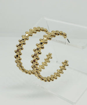 Gold Statement Hoops