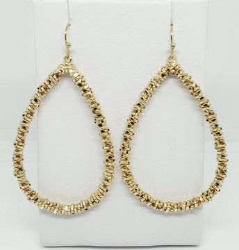 Gold Teardrop Earrings