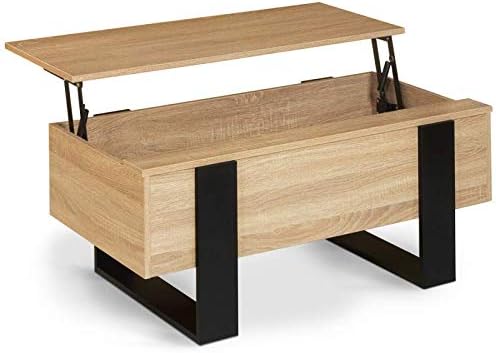 Anchor Coffee Table - Wood and Black Lift Top Coffee Table