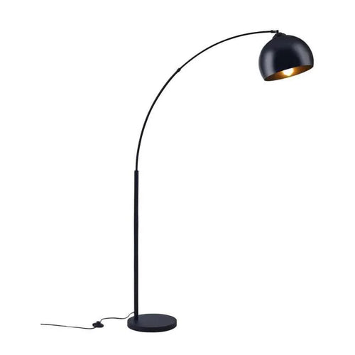 Black Arc Floor Lamp - Metal