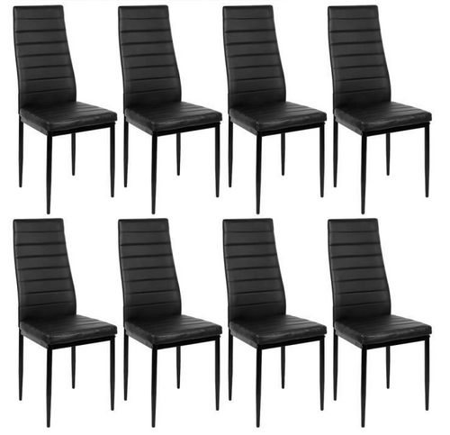SIMON Batch of 8 dining room chairs