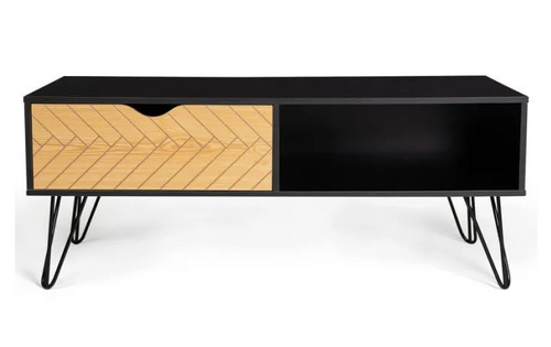 LEON Vintage coffee table with graphic patterns