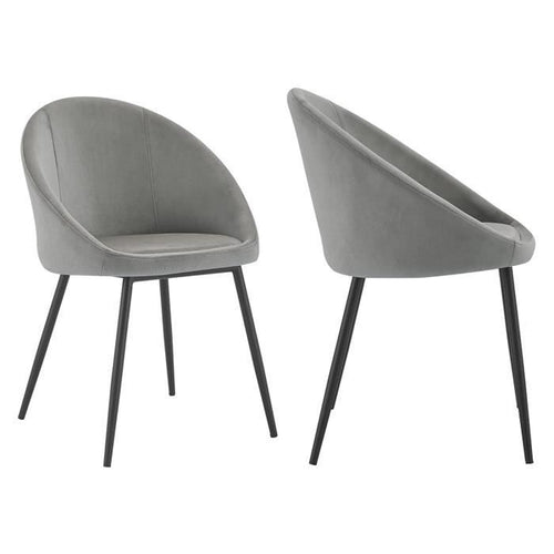 Diana Velvet Chairs Set of 2