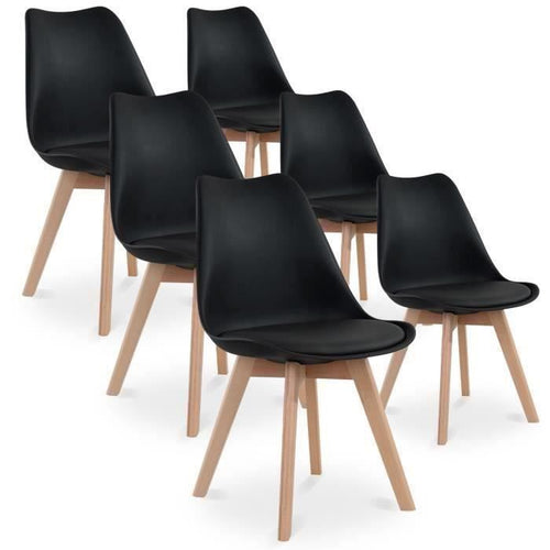 KLICKA - Scandinavian Style Chairs Lot of 6