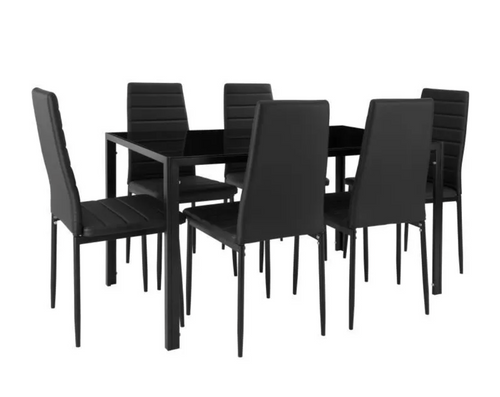 Valair Contemporary set of dining table and chairs