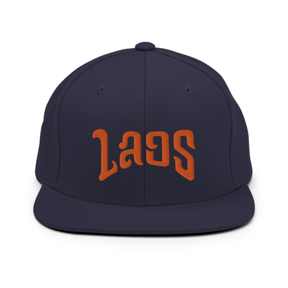 Laos Script Snapback Hat