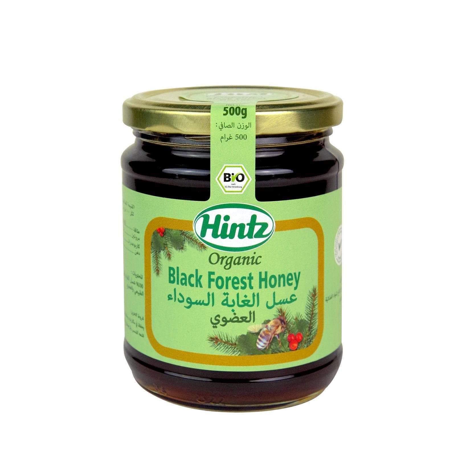 عسل الغابة السوداء العضوي من هنتز الغذاء الحيوي