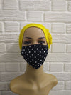 Pleated Face Masks:  2 layers - Filter Pocket & Nose Wire - ThandiWrap