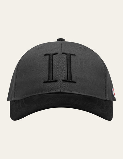 Les Deux MEN Baseball Cap Suede II Cap 303100-Raven/Black