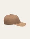 Les Deux MEN Baseball Cap Suede II Cap 842218-Camel/Light Ivory