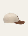 Les Deux MEN Baseball Cap Suede II Cap 215870-Ivory/Caramel Brown