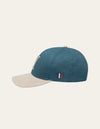 Les Deux MEN Baseball Cap Suede II Cap 560817-Pacific Ocean/Light Desert Sand