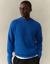 Les Deux MEN Brad Roundneck Knit Knitwear 480480-Surf Blue