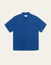 Charlie ss shirt - surf blue - Mens regular shirt in blue from Les Deux