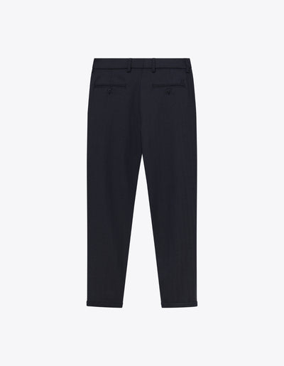 Les Deux MEN Como Herringbone Suit Pants Pants 460460-Dark Navy