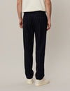 Les Deux MEN Como Reg Twill Pinstripe Suit pants Pants 460215-Dark Navy/Ivory