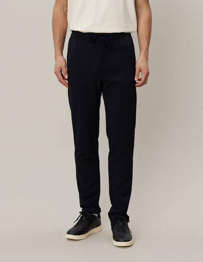 Les Deux MEN Como Tapered Drawstring Pants Pants 4444-Navy