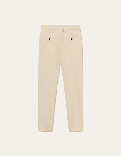 Les Deux MEN Como Twill Suit pants Pants 847847-Light Desert Sand Melange