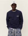 Les Deux MEN Copenhagen 2011 Sweatshirt Sweatshirt 460218-Dark Navy/Light Ivory