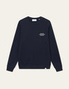 Copenhagen 2011 sweatshirt - dark navy/light ivory - Mens slim sweatshirt in navy from Les Deux