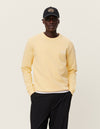 Les Deux MEN Copenhagen 2011 Sweatshirt Sweatshirt 760201-Creamy Yellow/White