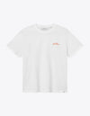 Les Deux MEN Crew T-Shirt T-Shirt 201742-White/Signal Orange