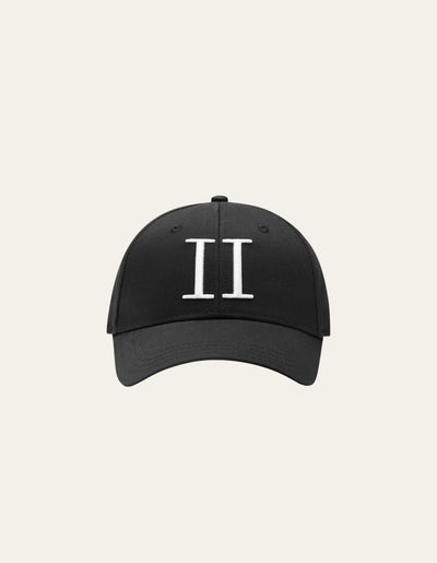 Encore organic baseball cap - black/white - Mens cap in black from Les Deux