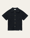 Les Deux Kids Garret Knitted Shirt Kids Knitwear 460460-Dark Navy