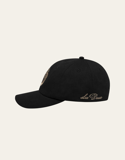 Les Deux MEN Globe Dad Cap Cap 100816-Black/Warm Sand