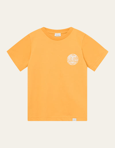 Les Deux Kids Globe T-Shirt Kids T-Shirt 740215-Mustard Yellow/Ivory