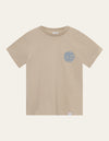 Les Deux Kids Globe T-Shirt Kids T-Shirt 817474-Light Desert Sand/Washed Denim Blue