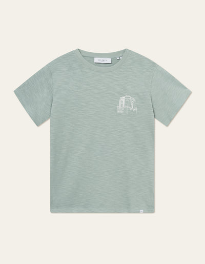Les Deux MEN Hotel T-Shirt T-Shirt 563218-Light Jade Green/Light Ivory