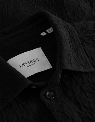 Les Deux MEN Kevin Textured Shirt Shirt 100100-Black