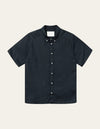 Les Deux MEN Kris Linen SS Shirt Shirt 460460-Dark Navy