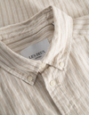 Les Deux MEN Kris Linen SS Shirt Shirt 817218-Light Desert Sand/Light Ivory