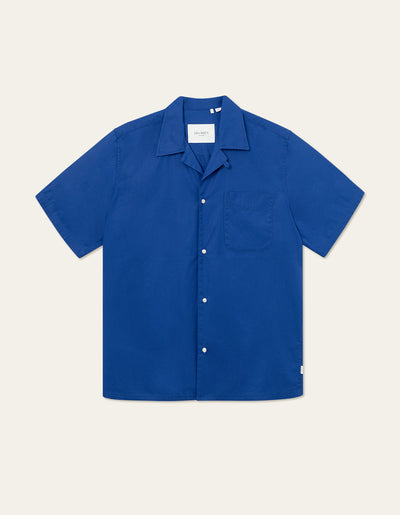 Les Deux MEN Lawson 2.0 Poplin Shirt Shirt 480480-Surf Blue