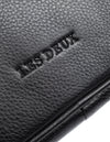 Les Deux MEN Leather Laptop Sleeve Bags 100100-Black