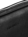 Les Deux MEN Leather Laptop Sleeve Bags 100100-Black