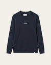 Lens sweatshirt - dark navy/white - Mens slim sweatshirt in navy from Les Deux