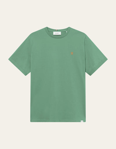 Les Deux MEN Nørregaard T-Shirt - Seasonal T-Shirt 552730-Dark Ivy Green/Orange