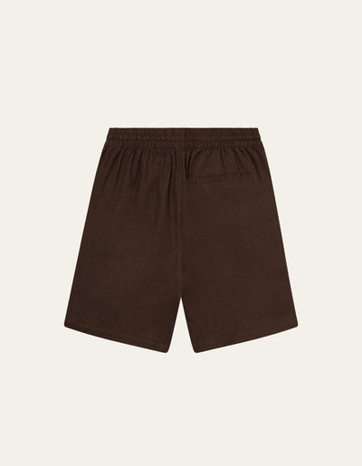 Les Deux MEN Otto Linen Shorts Shorts 856856-Ebony Brown