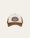 Les Deux MEN Route Foam Trucker Cap Cap 738218-Terracotta/Light Ivory