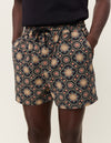 Les Deux MEN Tapestry Shorts Shorts 100550-Black/Surplus Green